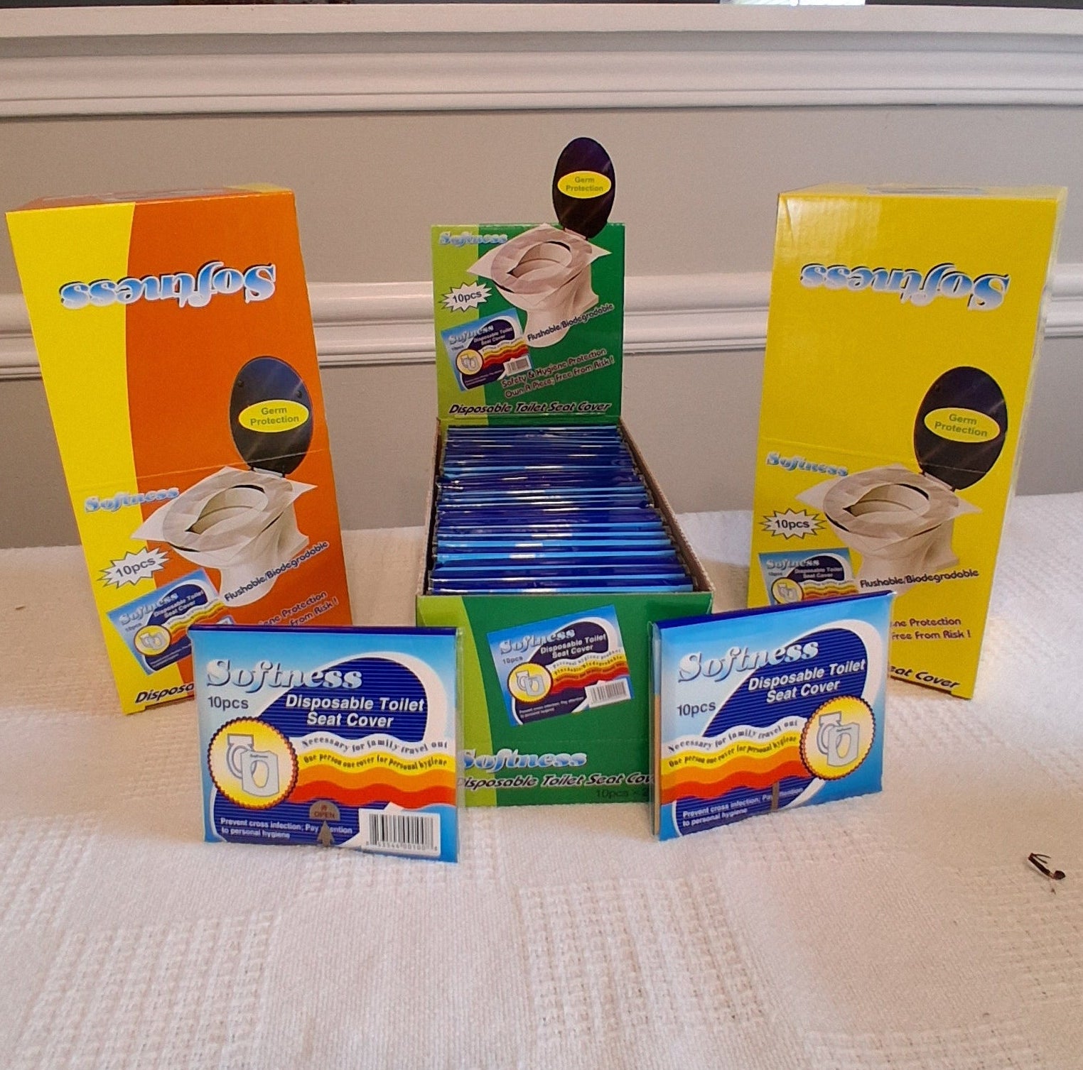 Softness toilet seat covers, Flat25 Pro, 16oz bundle