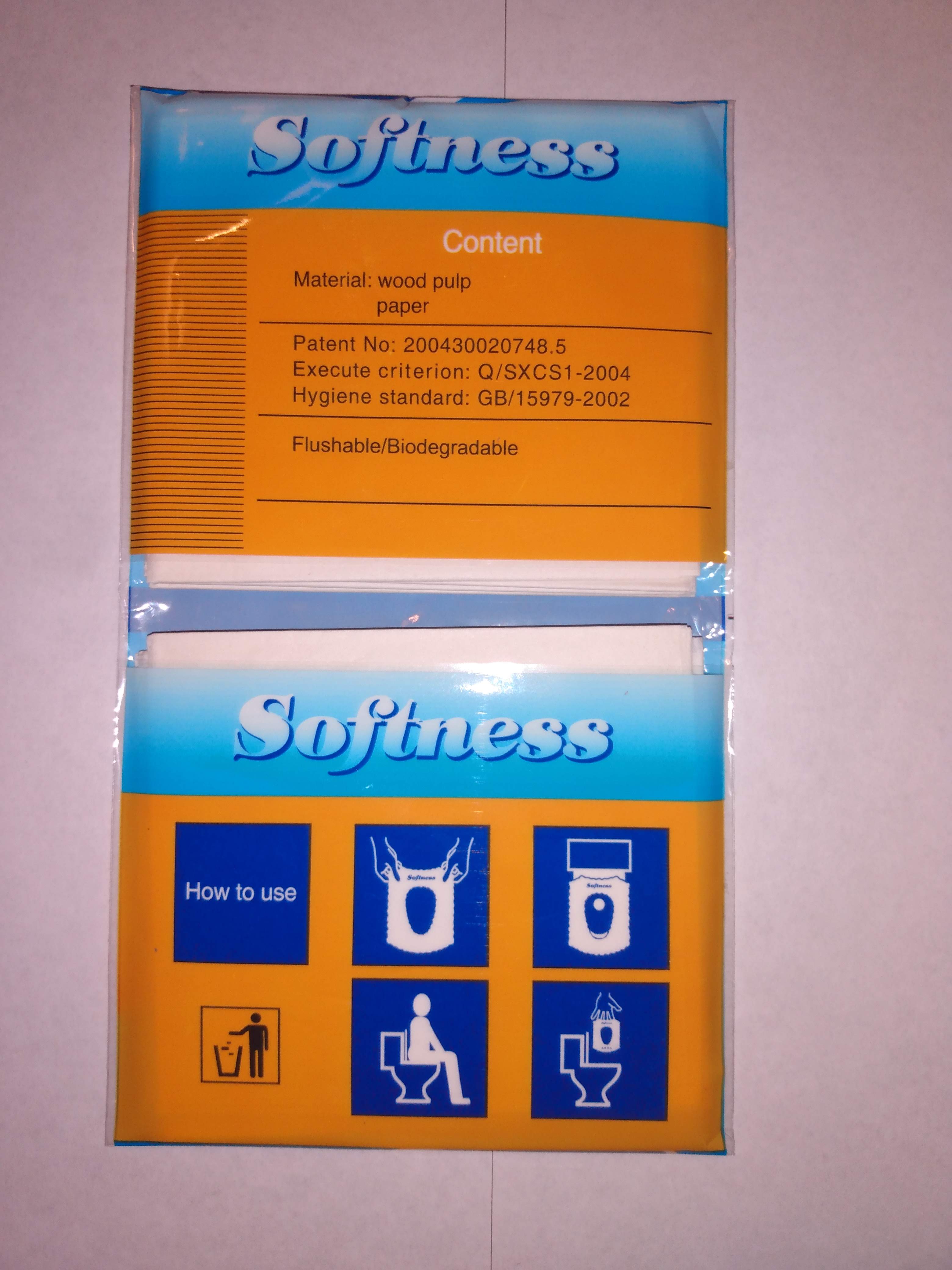 Softness toilet seat covers, Flat25 Pro, 16oz bundle