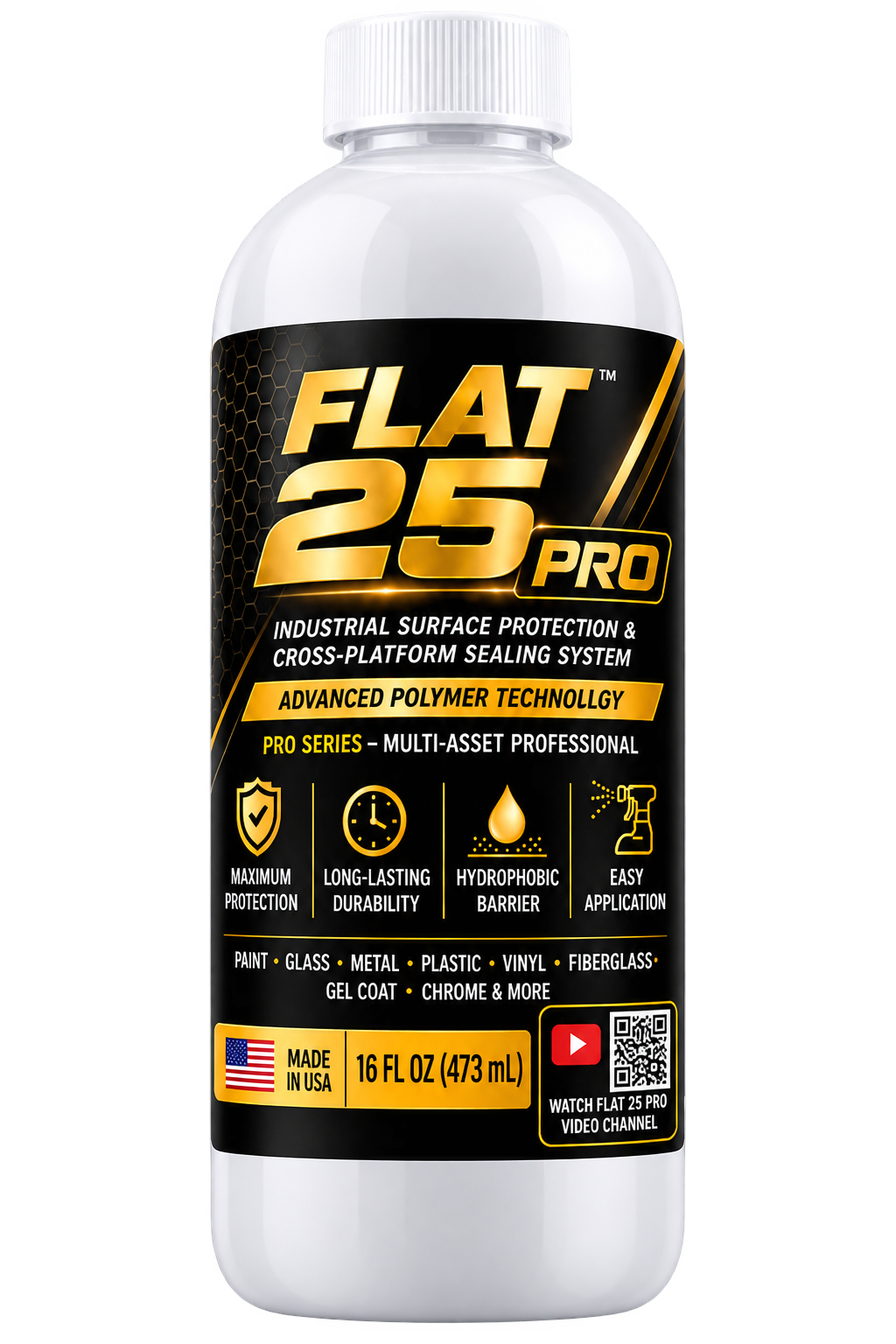 Flat 25 Pro | Hydrophobic Paint Sealant — No Cure Time, Beats Ceramic Coatings